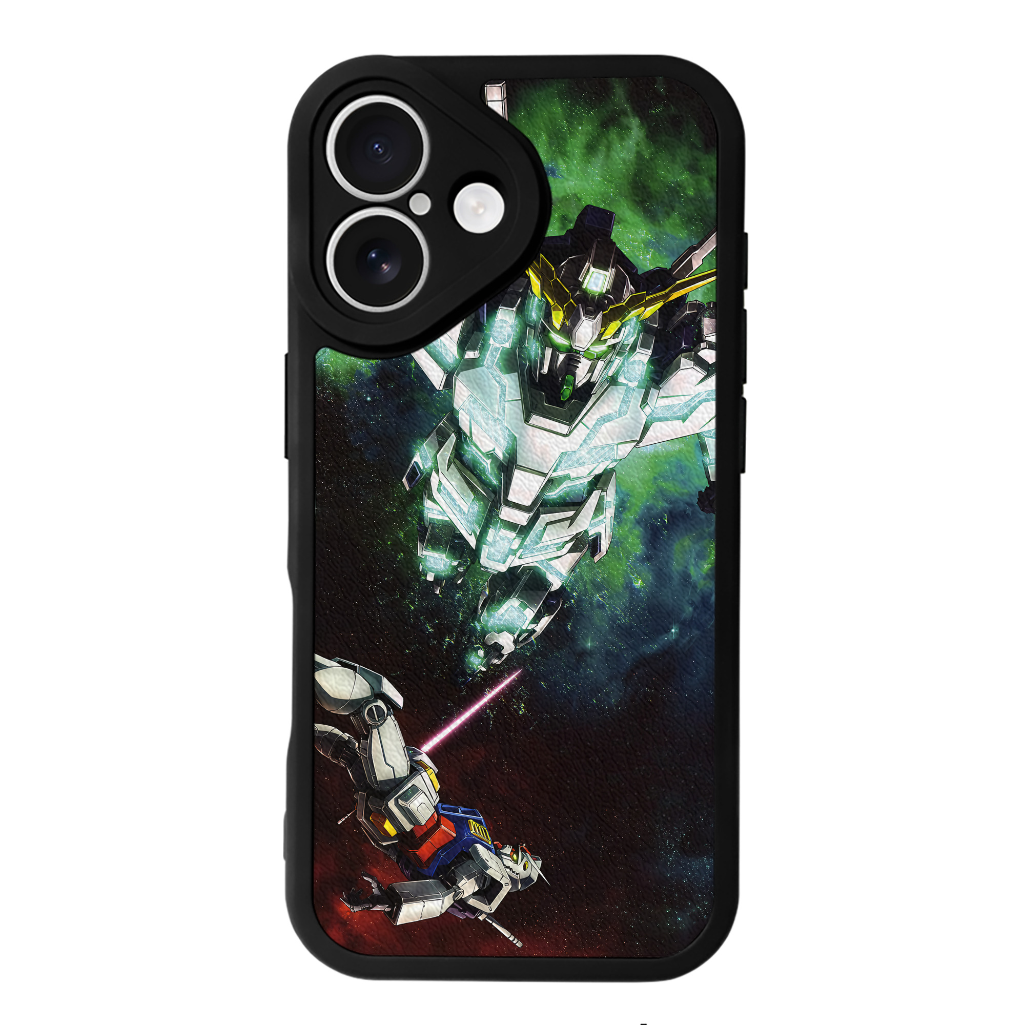 （画像用） 機動戦士ガンダム Mobile Suit Gundam 【iPhone 16シリーズ対応】シリコンスマホケース（レザー調） 材質：シリコン